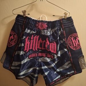 Kill Crew Blue and Pink Athletic Shorts